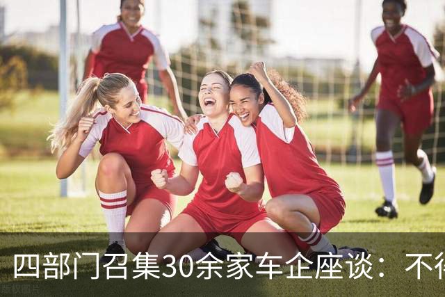 四部门召集30余家车企座谈：不得作虚假、引人误解的宣传