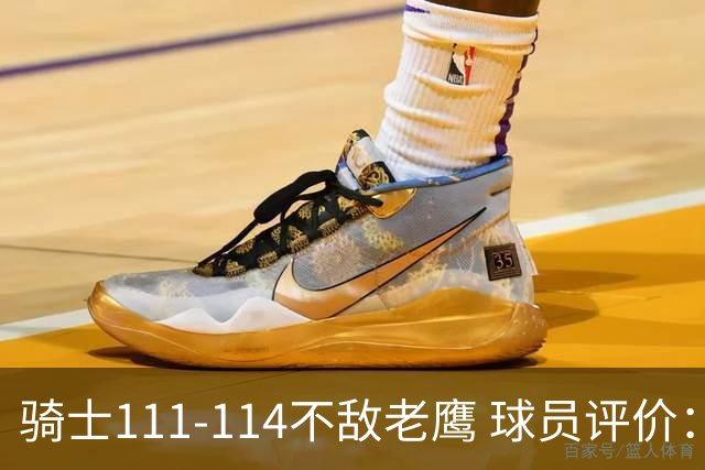 骑士111-114不敌老鹰 球员评价：4人优秀，3人及格，3人低迷